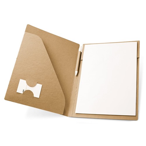 natural POE. Carpeta para documentos A4 fabricada con papel 100 % reciclado (450 g/m²)