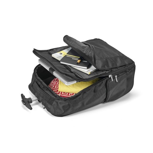 black AVENIR. Mochila trolley para portátil de 17