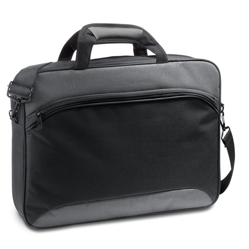 gray SANTANA. Maletín para portátil de 15.6'' en poliéster 600D 2Tone y 300D
