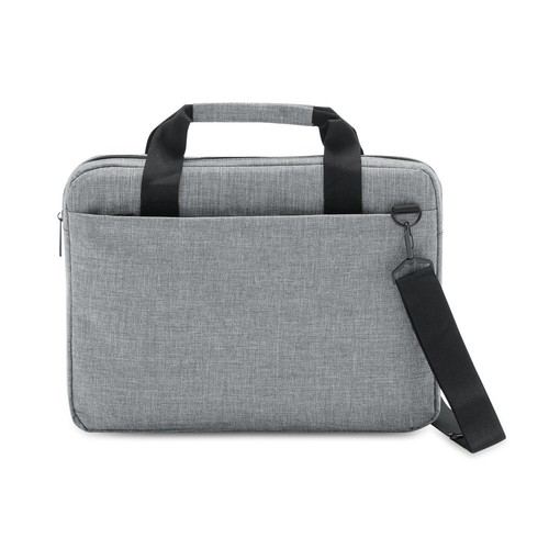 gris claro GRAPHS LAPTOP. Carpeta para portátil de 14'' en poliéster 600D