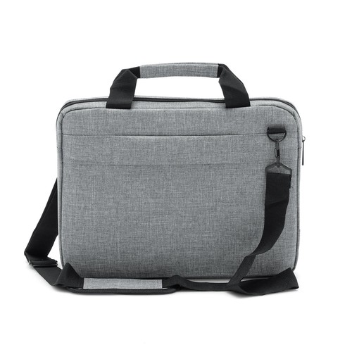gris claro GRAPHS LAPTOP. Carpeta para portátil de 14'' en poliéster 600D
