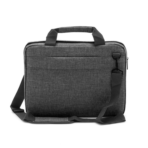 gris oscuro GRAPHS LAPTOP. Carpeta para portátil de 14'' en poliéster 600D