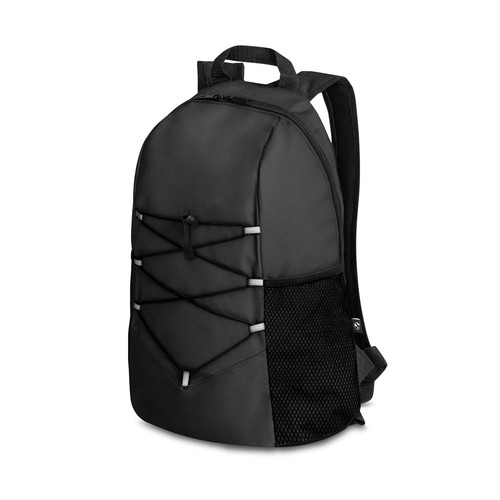 black TURIM. Mochila en poliéster reciclado 600D