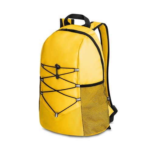 yellow TURIM. Mochila en poliéster reciclado 600D