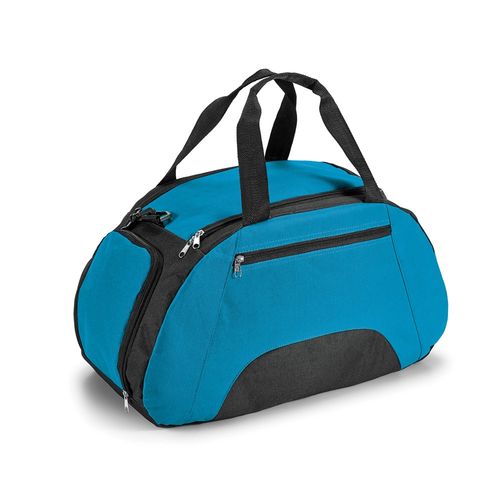 azul claro FIT. Bolsa de deportes poliéster 600D