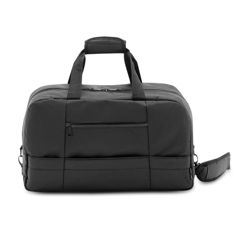 black ZIPPERS SPORT. Bolsa de deporte ejecutiva en jacquard 840D y poliéster 300D