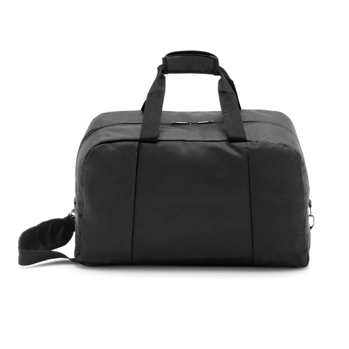 black ZIPPERS SPORT. Bolsa de deporte ejecutiva en jacquard 840D y poliéster 300D