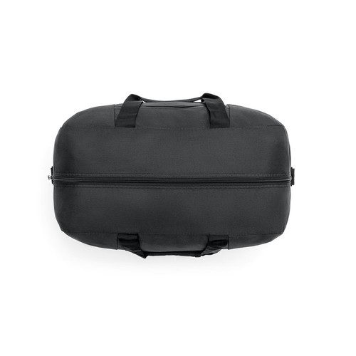 black ZIPPERS SPORT. Bolsa de deporte ejecutiva en jacquard 840D y poliéster 300D