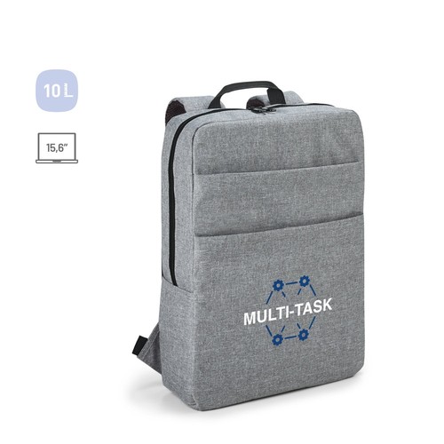 GRAPHS BPACK. MOCHILA PARA ORDENADOR PORTÁTIL FABRICADA EN POLIÉSTER 600D DE ALTA DENSIDAD 15'6