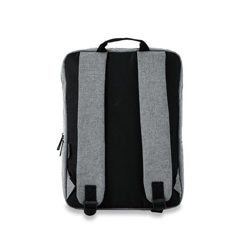 gris claro GRAPHS BPACK. Mochila para ordenador portátil fabricada en poliéster 600D de alta densidad 15'6