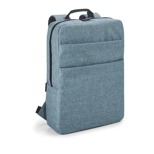 azul claro GRAPHS BPACK. Mochila para ordenador portátil fabricada en poliéster 600D de alta densidad 15'6