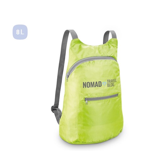 BARCELONA. MOCHILA PLEGABLE POLIÉSTER 210D RIPSTOP