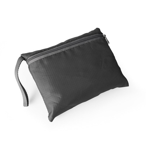 black BARCELONA. Mochila plegable poliéster 210D ripstop