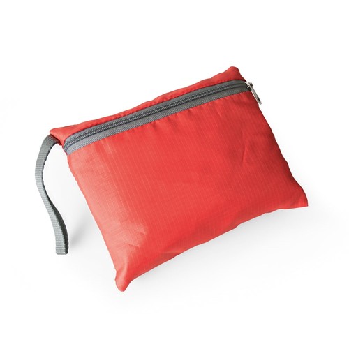 red BARCELONA. Mochila plegable poliéster 210D ripstop