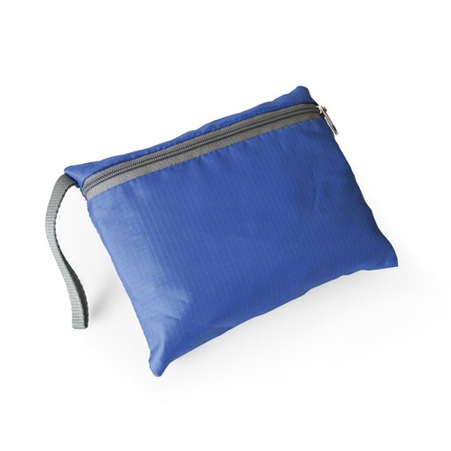 azulón BARCELONA. Mochila plegable poliéster 210D ripstop