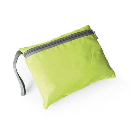 verde claro BARCELONA. Mochila plegable poliéster 210D ripstop