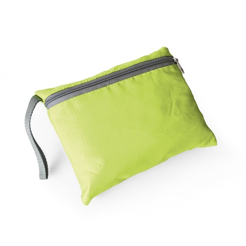 verde claro BARCELONA. Mochila plegable poliéster 210D ripstop
