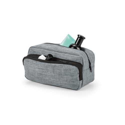 gray KEVIN. Neceser fabricado en poliéster 300D de alta densidad