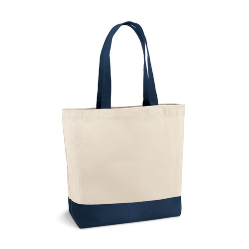 blue EDMONTON. Bolsa de lona 100% algodón (280 g/m²)