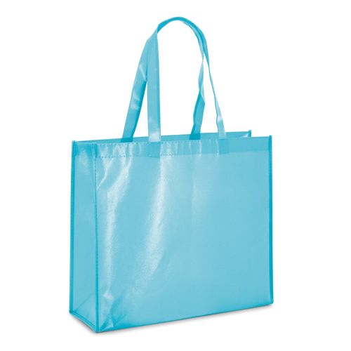 azul claro MILLENIA. Bolso laminado no tejido (110 g/m²)