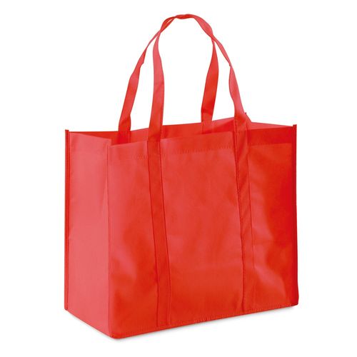 red SHOPPER. Bolsa de no tejido (Non-woven 80 g/m²)