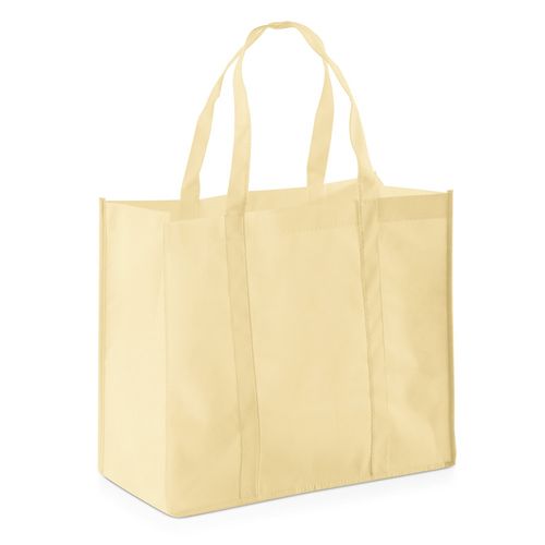 beis SHOPPER. Bolsa de no tejido (Non-woven 80 g/m²)