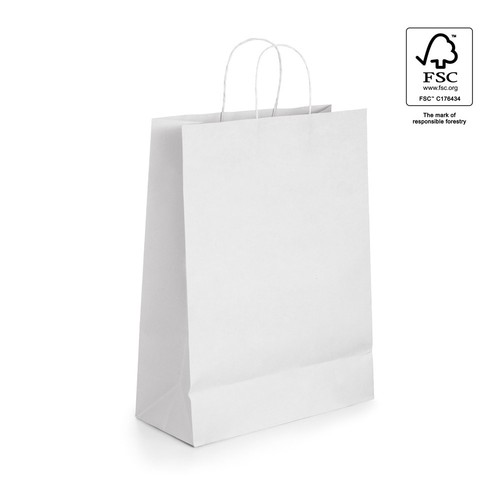 white CITADEL. Bolsa de papel kraft (90 g/m²)