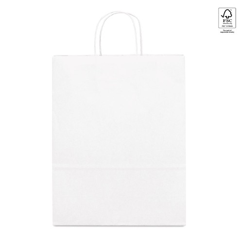 white CABAZON. Bolsa de papel kraft (90 g/m²)