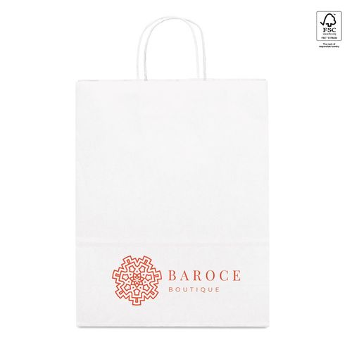 CABAZON. Bolsa de papel kraft (90 g/m²)