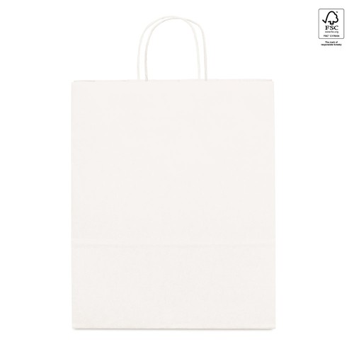 white GRANT. Bolsa de papel kraft (100 g/m²)