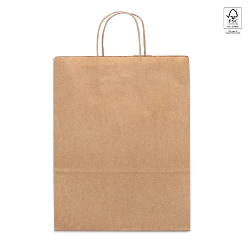 natural ELLEN. Bolsa de papel kraft (115 g/m²)
