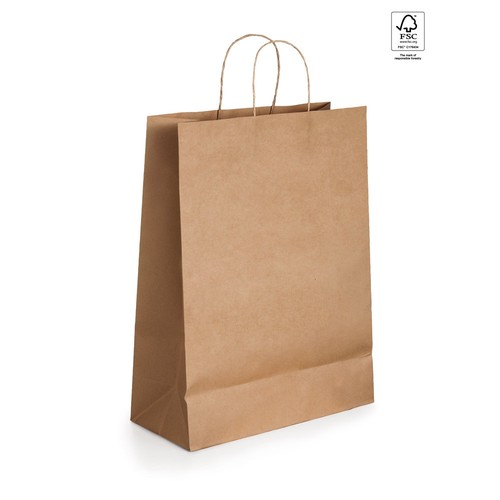 natural ELLEN. Bolsa de papel kraft (115 g/m²)