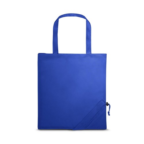 azulón SHOPS. Bolsa plegable 190T