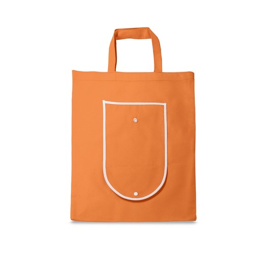 orange ARLON. Bolsa plegable non-woven (80 g/m²)