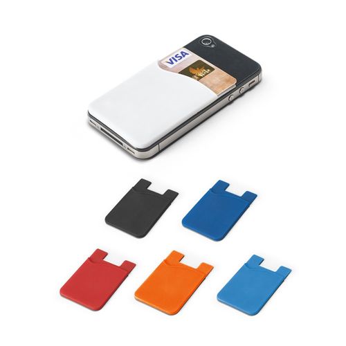 SHELLEY. Porte-cartes en silicone pour smartphone - 1