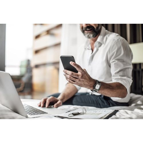 BOURCHIER. Porte-clés en métal et PU - 4