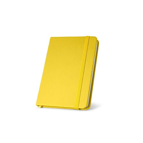 yellow MEYER. Cuaderno de bolsillo en PU con hojas lisas