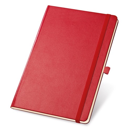 red TWAIN. bloc de notas A5 con hojas rayadas en color marfil