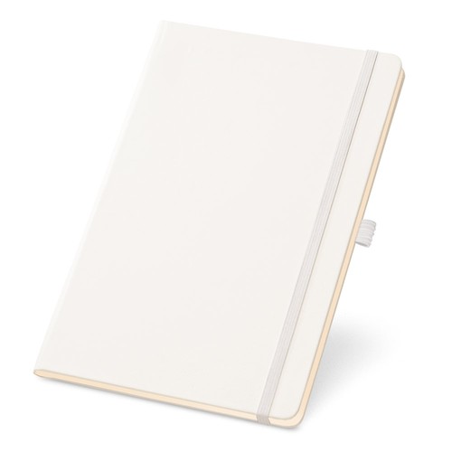 white TWAIN. bloc de notas A5 con hojas rayadas en color marfil