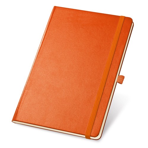 orange TWAIN. bloc de notas A5 con hojas rayadas en color marfil