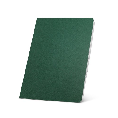 verde oscuro ECOWN. Bloc de notas A5 con páginas rayadas