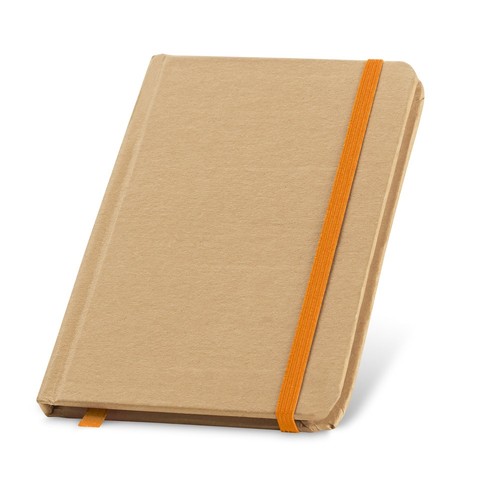 orange FLAUBERT. Bloc de notas de bolsillo con páginas lisas