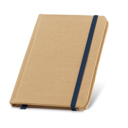 azul marino FLAUBERT. Bloc de notas de bolsillo con páginas lisas