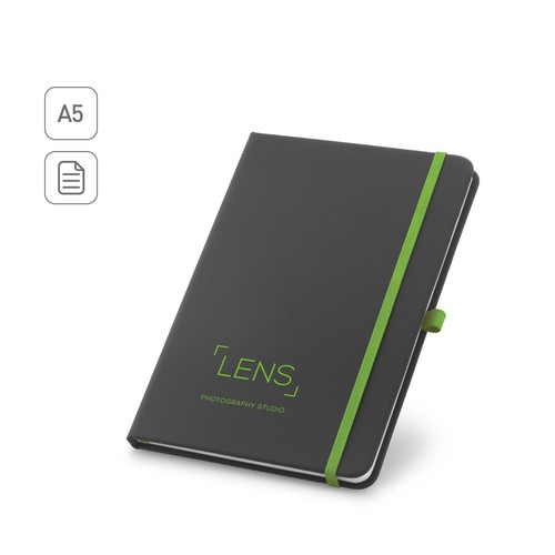 CORBIN. CUADERNO A5 EN PU CON HOJAS RAYADAS