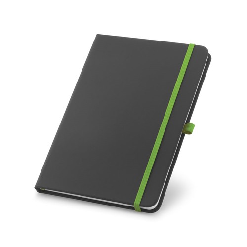 verde claro CORBIN. Cuaderno A5 en PU con hojas rayadas