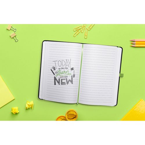 CORBIN. Cuaderno A5 en PU con hojas rayadas