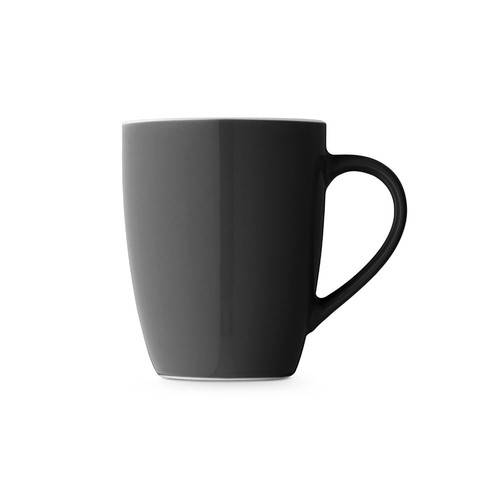 CINANDER. Taza de cerámica con acabado brillante, 370 ml