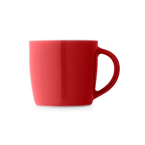 red COMANDER. Taza de cerámica con acabado brillante, 370 ml