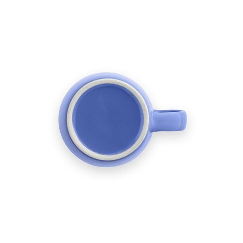 azul claro COMANDER. Taza de cerámica 370 mL