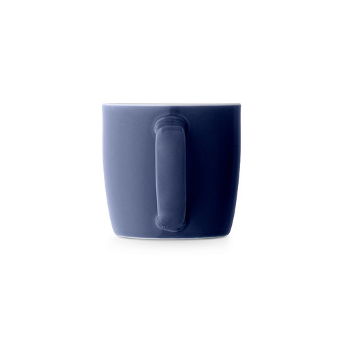 azul marino COMANDER. Taza de cerámica con acabado brillante, 370 ml
